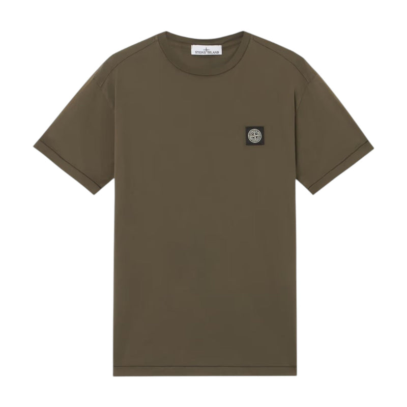 Stone Island Military Green Cotton T-shirt