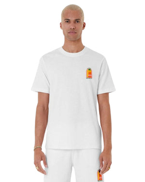 Casablanca Gradient Arch Design White T-Shirt