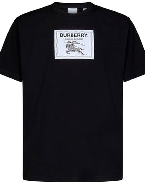 Burberry Box Logo Black T Shirt