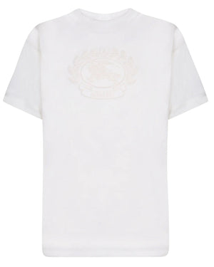 Burberry EKD Embroidered Logo Chalk T-Shirt S