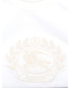 Burberry EKD Embroidered Logo Chalk T-Shirt S