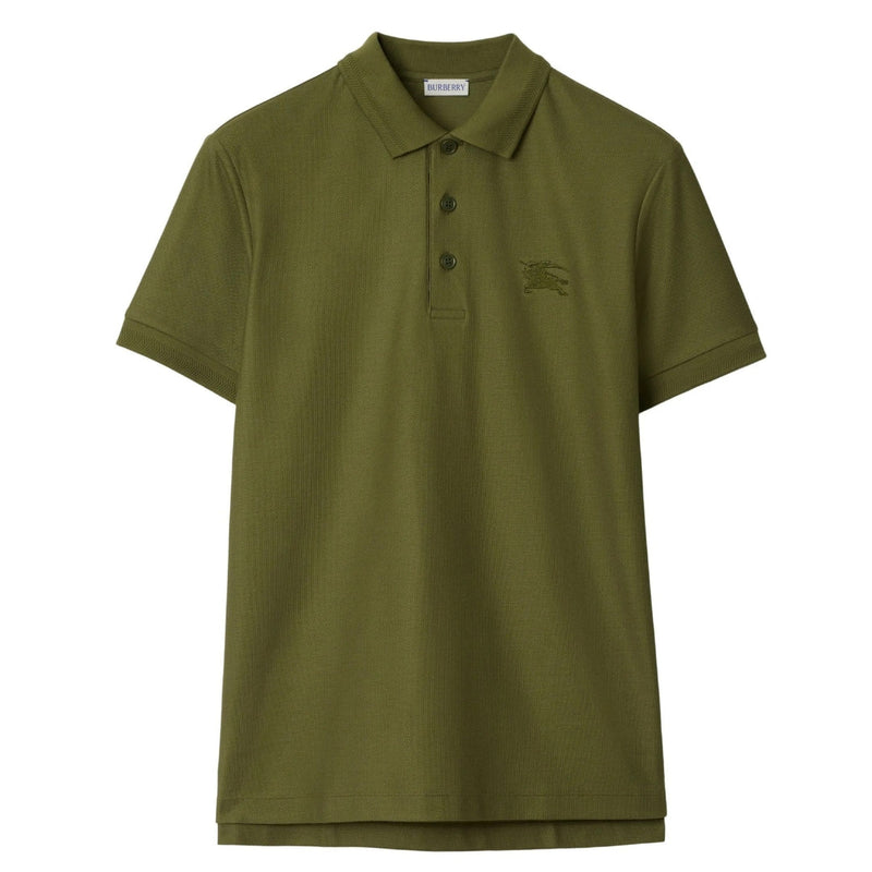 Burberry Burberry Olive Green Polo Shirt Mens — buy online at Garment Vault