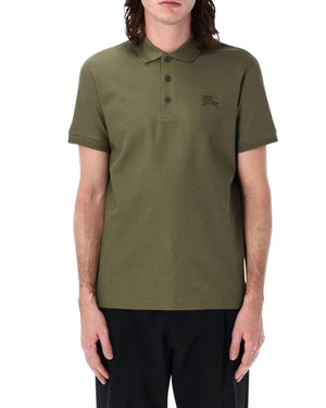 Burberry Eddie EKD Olive Green Polo Shirt S