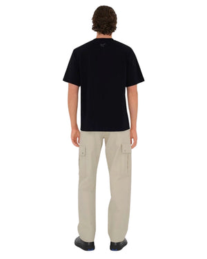 Burberry Paisley Logo Coal Black T-Shirt S