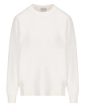 Moncler White Sweatshirt