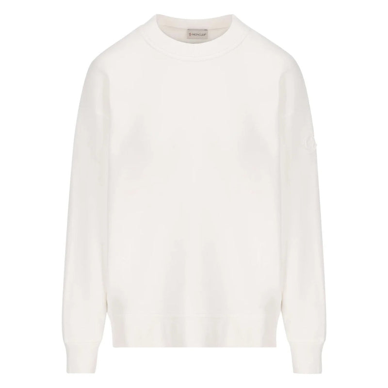 Moncler Moncler White Sweatshirt — buy online at Garment Vault