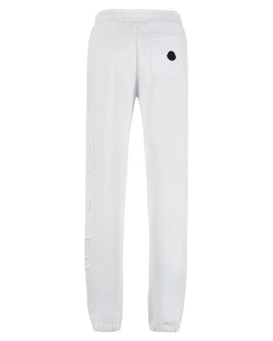 Moncler Detailed Logo White Sweatpants