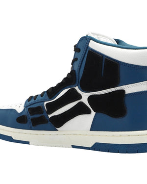 Amiri Skel Top High Top Navy Blue Sneakers UK 8