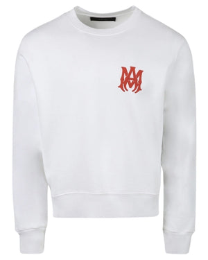 Amiri MA Logo White Sweatshirt S