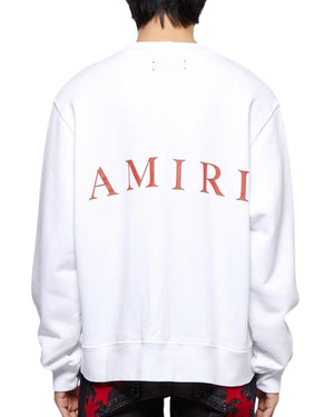 Amiri MA Logo White Sweatshirt S