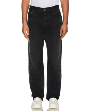 Amiri Stack Straight Fit Faded Black Jeans W30 L32 / 32L