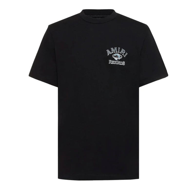 Amiri Amiri Global Records Logo Black T Shirt — buy online at Garment Vault