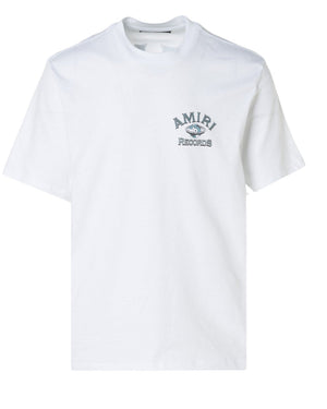 Amiri Global Records Logo White T-Shirt M