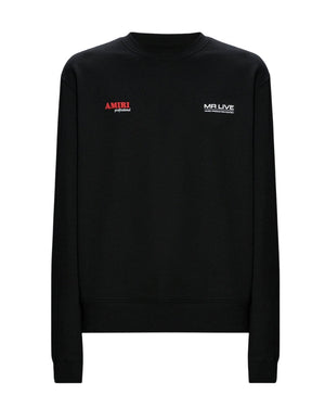 Amiri Drum Machine Black Crewneck Jumper S