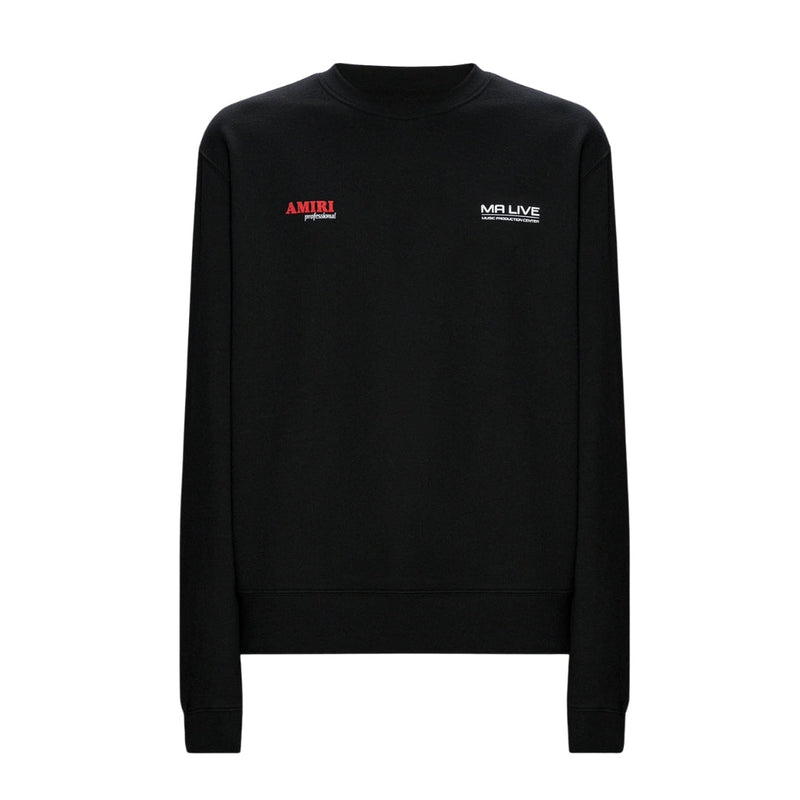Amiri Amiri Drumachine Black Crewneck Jumper — buy online at Garment Vault
