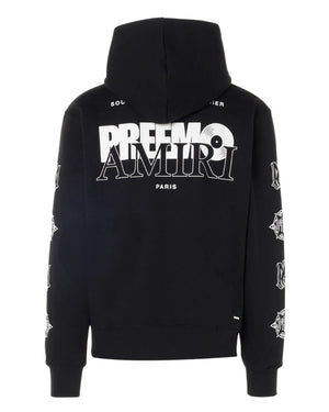 Amiri Premier Logo Black Hoodie S