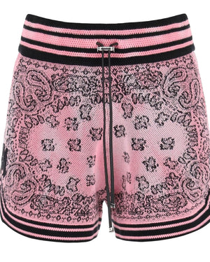 Amiri Bandana Basketball Short Pink SS23WKB004-651-M SS23WKB004-651 Pink Knitwear Womens M