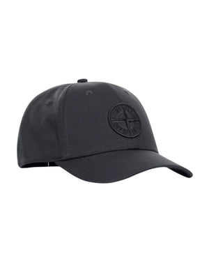 Stone Island Compass Logo Black Baseball Cap
