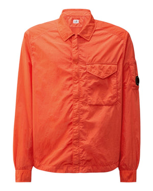 C.P. Company Chrome-R Full Zip Orange Overshirt