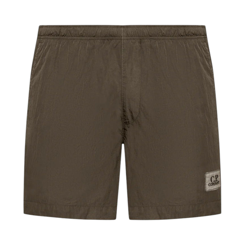 C.P. Company C.P. Company Chrome-R Ivory Green Swimshorts — buy online at Garment Vault