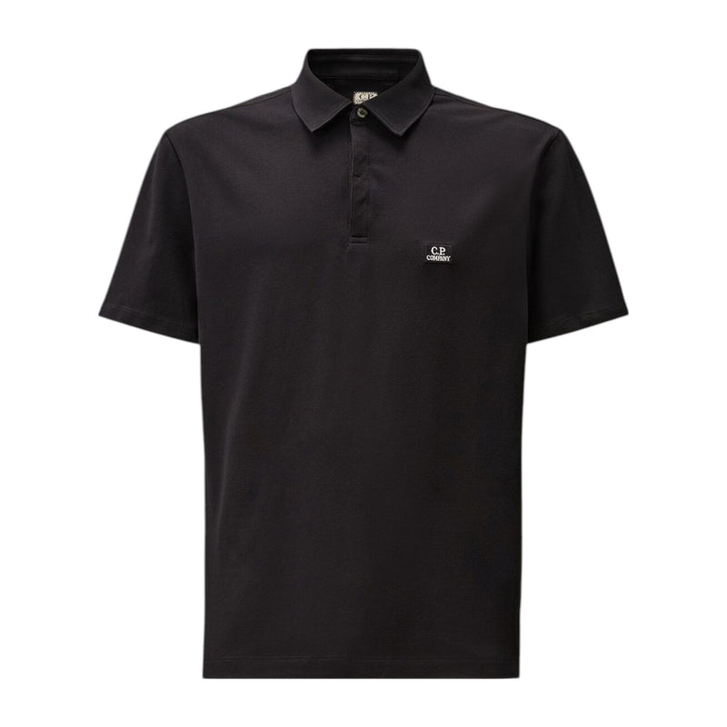 C.P. Company C.P. Company Stretch Piquet Navy Polo Shirt — buy online at Garment Vault