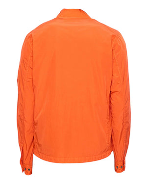 C.P. Company Chrome-R Full Zip Orange Overshirt