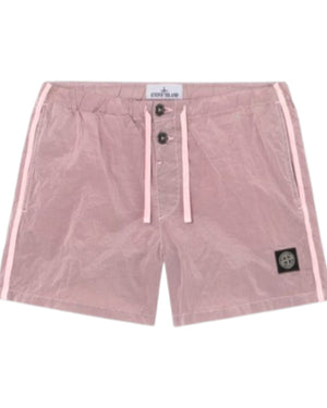 Stone Island Nylon Metal Oleander Pink Shorts