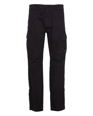 C.P. Company Black Cargo Lens Pants