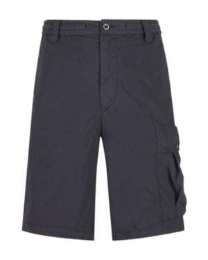 C.P. Company Navy Bermuda Single Pocket Cargo Shorts