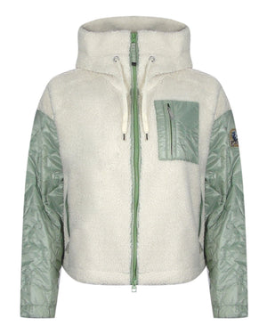Parajumpers Charlene Moonbeam Nile Fleece White Jacket  S