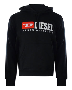 Diesel S Ginn Hood Div 9Xx Black Sweaters Mens - Style Centre Wholesale
