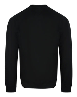 Diesel S Raglan Waf 900 Black Sweaters Mens