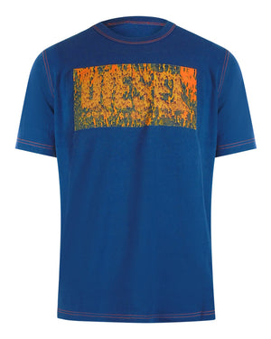 Diesel T Adjust Ensign Blue T Shirts Mens