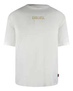 Diesel T Boxt Off White T Shirts Mens