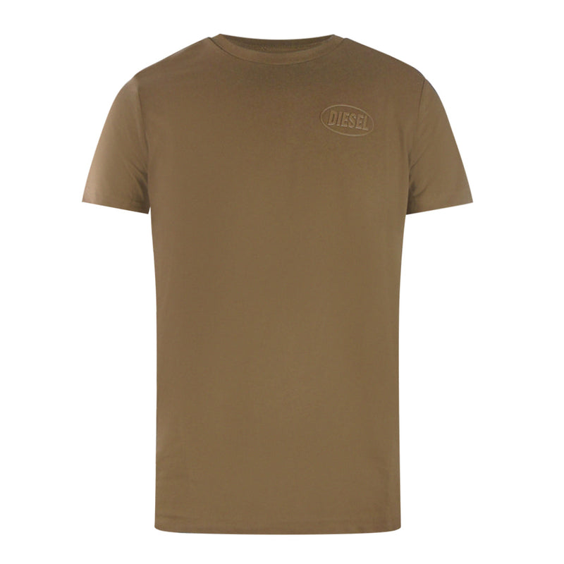 Diesel Diesel T Diego Crew 71I Brown T Shirts Mens — buy online at Garment Vault