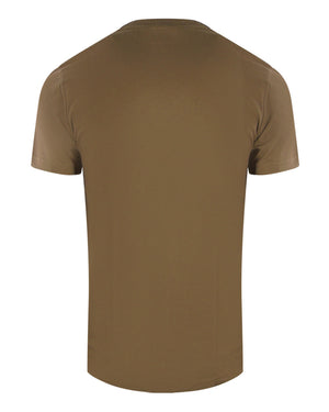 Diesel T Diego Crew 71I Brown T Shirts Mens