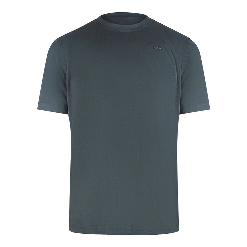 Diesel T Just Crew Plaquet 93R Grey T Shirts Mens