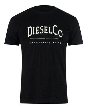 Diesel T Diego Boss 900 Black T Shirts Mens