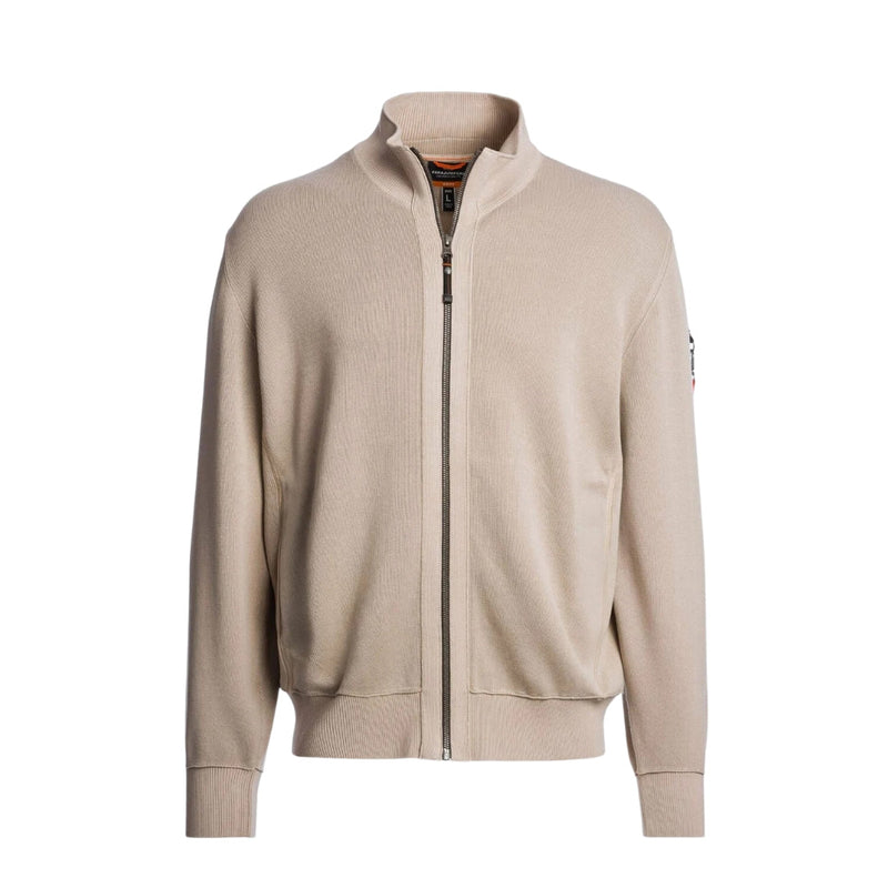Parajumpers Parajumpers Dominic Sand Beige Zip-Up Sweatshirt — buy online at Garment Vault