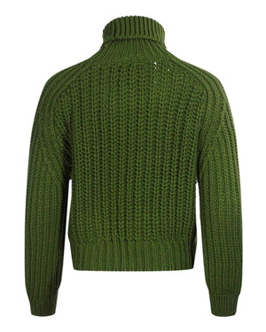 Parajumpers Knitted Dark Green Sweater S
