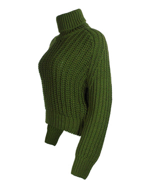 Parajumpers Knitted Dark Green Sweater S