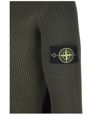 Stone Island Full Rib RWS Wool Military Green Sweatshirt