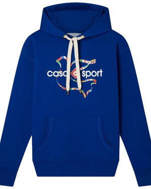 Casablanca Blue Hoodie Mens