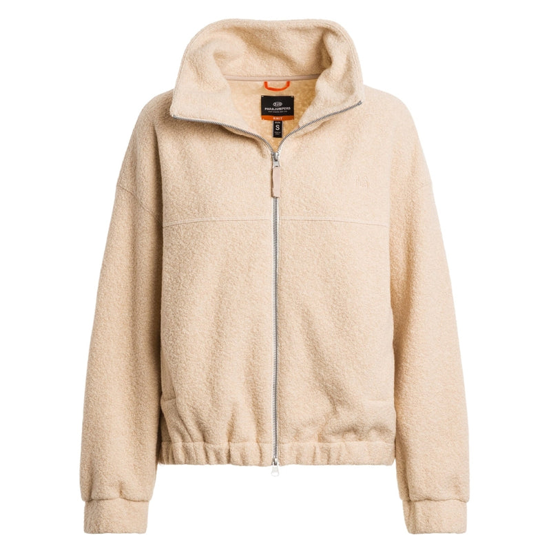 Parajumpers Parajumpers Minori Sunkissed Oversized Beige Fleece Jacket — buy online at Garment Vault