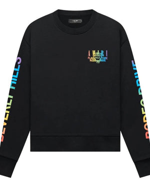 Amiri XO Beverly Hills Black Crewneck Jumper S