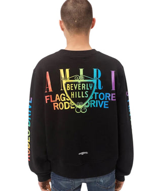 Amiri XO Beverly Hills Black Crewneck Jumper S