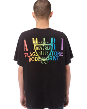 Amiri XO Beverly Hills Black T-Shirt S