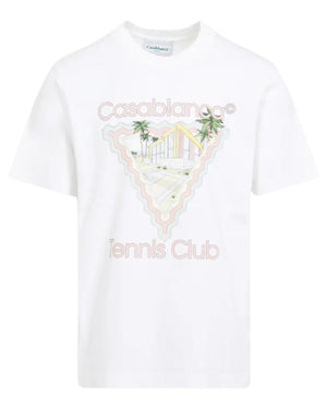 CASABLANCA MAISON DE REVE WHITE T-SHIRT S