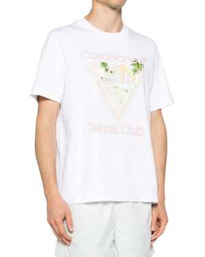 CASABLANCA MAISON DE REVE WHITE T-SHIRT S