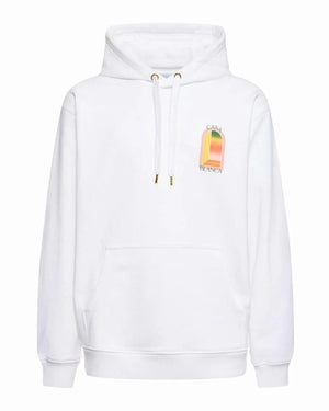 Casablanca White Hoodie Mens